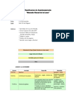 Planificacion de Acantonamiento