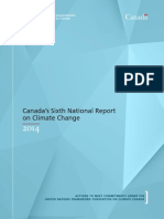 Canada's Sixth National Communication and First Biennial Report on Climate Change for 2014