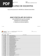 Lista Não Colocados Grupo230 Reserva9