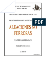 Aleaciones No Ferrosas