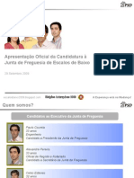 Apresentação Candidatura