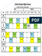 Timetable Blank0