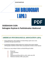 Penulisan Bibliografi APA