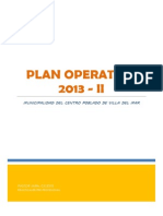 Plan Operativo - Villa Del Mar