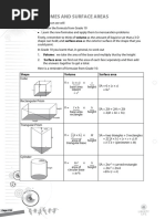 Volumes and Areas 