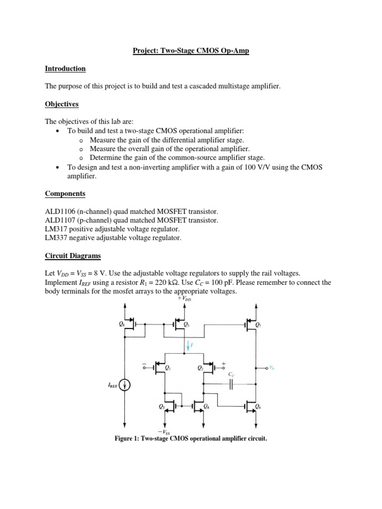 Project OpAmp | PDF | Science & Mathematics