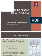 El Poder de Pensar en Lo Imposible