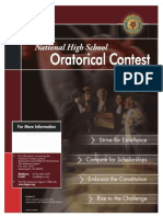 2012 National Oratorical Flyer