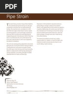 Compressor Pipe Strain Case History