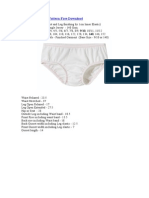 Girls Brief Sewing Pattern