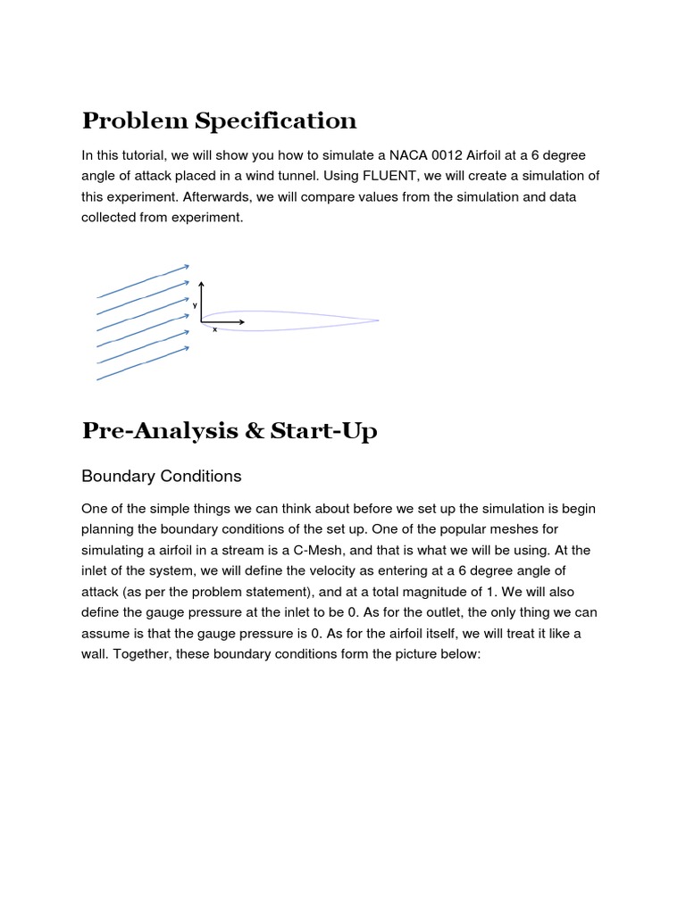 NACA 0012 Airfoil Simulation Guide | PDF | Lift (Force) | Airfoil