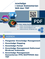 Pengantar Knowledge Management (KM) Untuk Kementerian PPN/Bappenas
