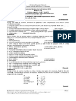 Proba E d Chimie Organica Niv I II Teoretic Model S