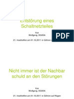 Entstörung Eines Schaltnetzteiles PDF