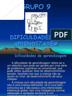 Dificuldades de Aprendizagem