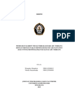 Download Laporan Pemisahan Karbon Tidak Terbakar Dari Abu Terbang Dengan Menggunakan Sistem Dissolved Air Flotation by Winandyo Mangkoto SN204503759 doc pdf