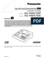 Mixer Video AG-HMX100PE S Vol1 Spanish