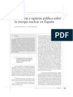 Discusión y opinión pública sobre la energía nuclear en España