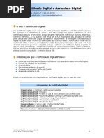 Cetificado Digital e Assinatura Digital