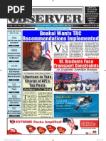 Liberian Daily Observer 01/30/2014