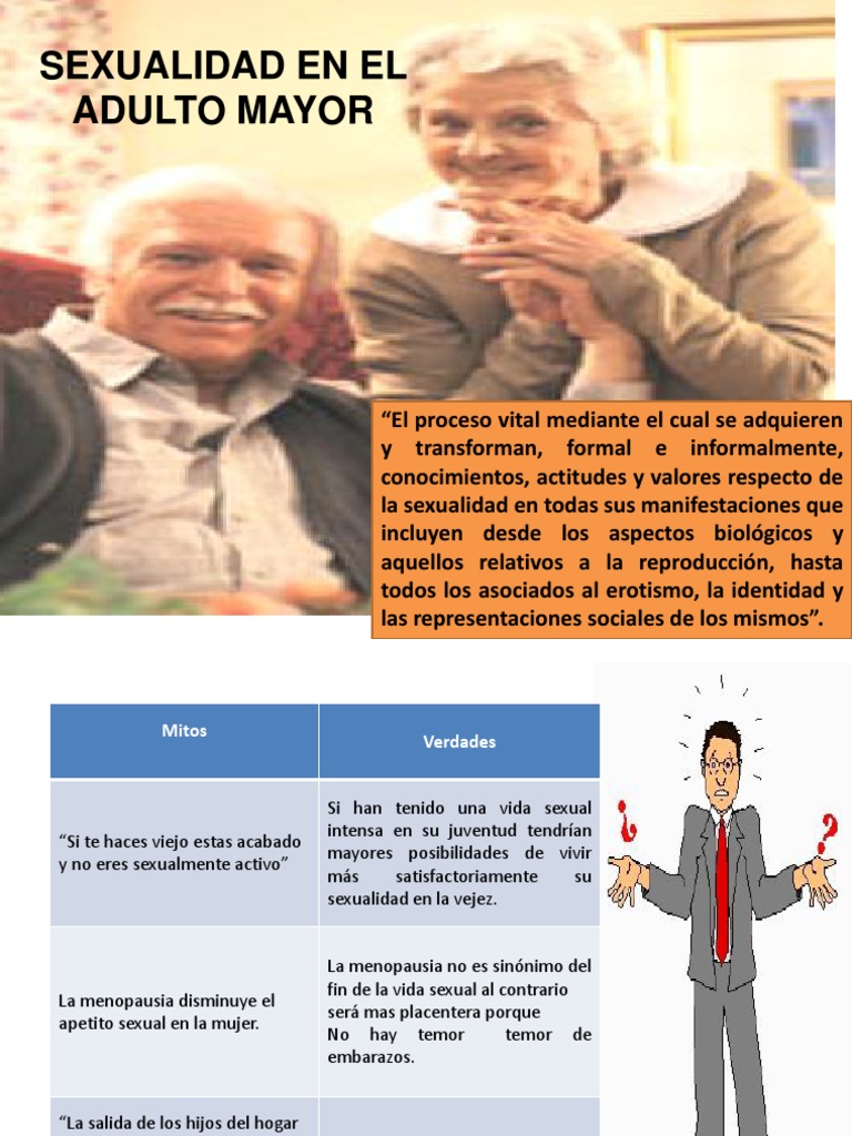 Sexualidad en el Adulto Mayor: Mitos y Realidades | PDF | Menopausia ...