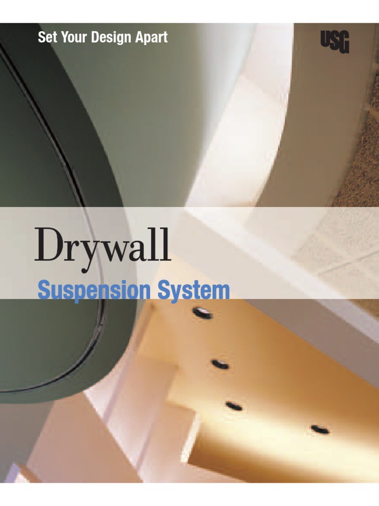 USG Drywall Suspension System Flat Ceilings Technical Notes 640677