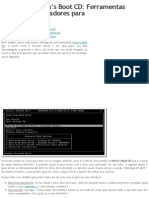 Manual de Hiren's Boot CD - Ferramentas Reparar Computadores para Portugal Digital