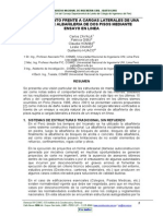 cargas laterales en vivienda albañileria