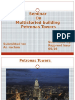 Seminar On Multistoried Building Petronas Towers
