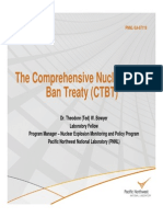 The Comprehensive Nuclear-Test - Ban Treaty (CTBT)