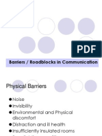 Barriers in Communication