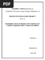 Download Hollow Prism - Physics Investigatory Project Class 12 CBSE by adityabaweja SN204529344 doc pdf