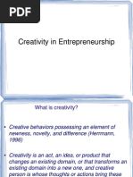 The Role of Creativity in Entrepreneurship