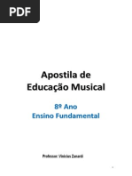 Apostila completa Edu Musical 8° ano
