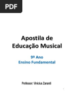 Apostila completa Edu musical 9° ano