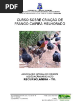Curso sobre criação de frangos