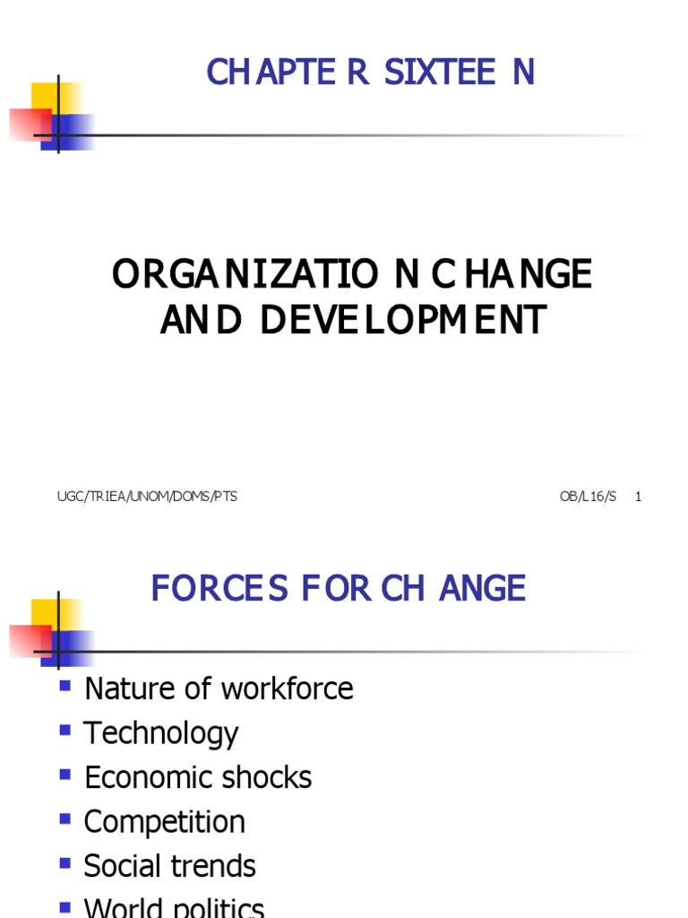 Organizational Change and Development Guide | PDF | Metaphysics Of Mind ...