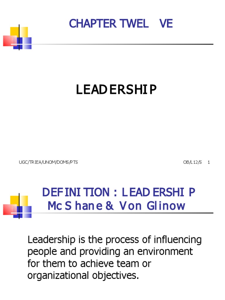 Leadership Theories and Styles Overview | PDF