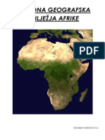 Prirodna Geografska Obilježja Afrike