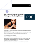 Eminem Guide to Writing and Marketing
