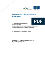 Regulatory Guide On Reference Standard