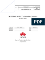 WCDMA RNO RF Optimisation Guidance