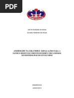 Ansiedade na gravidez - Trabalho Pós