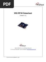 Wiz-Rf40 Datasheet v1 0 en