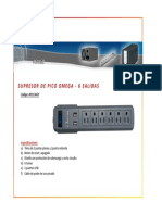 491134gy Supresor de Pico Omega 6 Tomas Con Usb