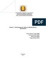 Determinação de °Brix por Refratometria e Densimetria na UFRGS