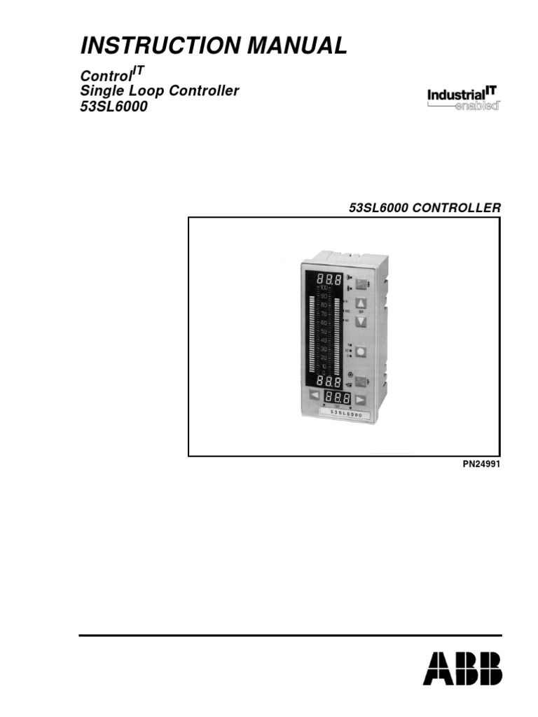 Manual Del ABB 53SL6000 | PDF | Automation | Instrumentation