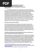 MHASP Written Comments On Healthy PA