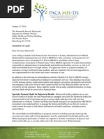 PACA MH DS Healthy PA Comments