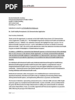 CBH Healthy PA Comments 